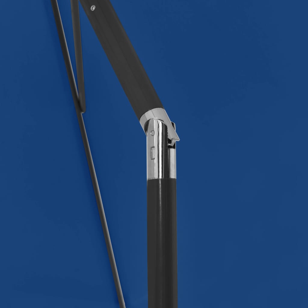 Parasol de plage Bleu azuré 180x120 cm