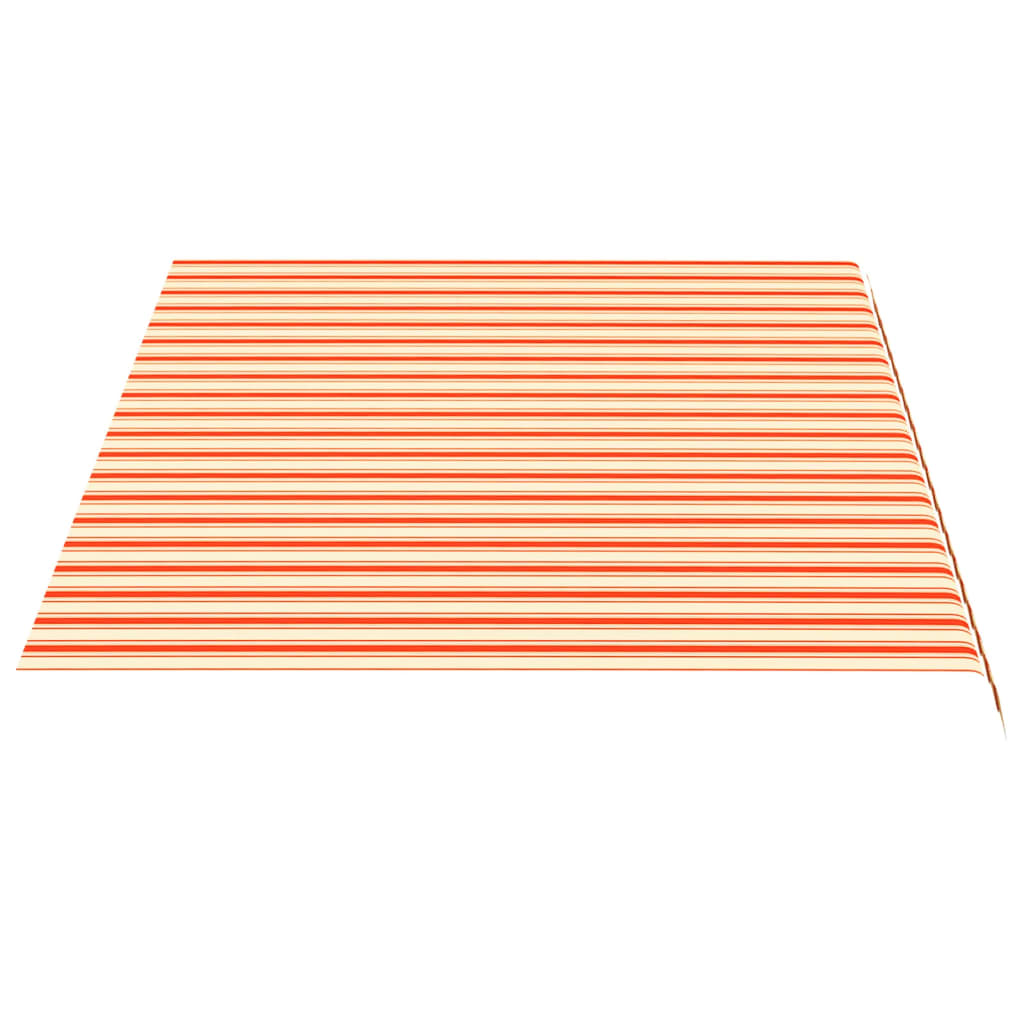 Tissu de remplacement pour auvent Jaune et orange 4,5x3 m