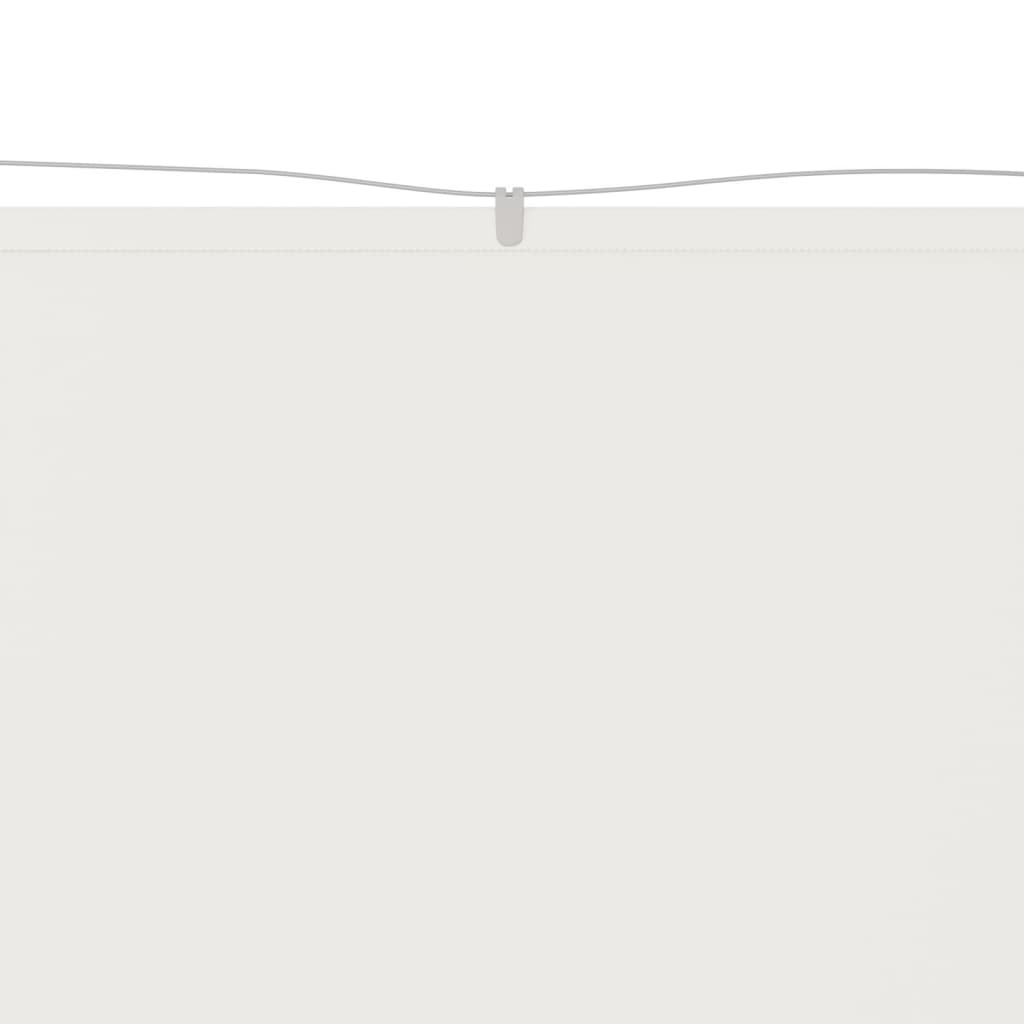 Auvent vertical Blanc 140x270 cm Tissu oxford