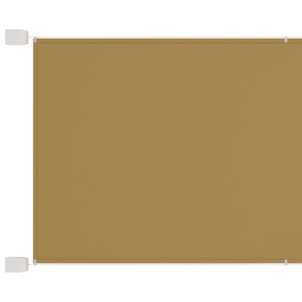 Auvent vertical Beige 140x270 cm Tissu oxford
