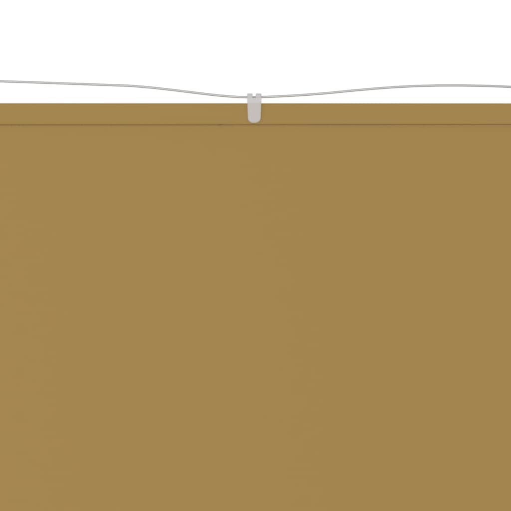 Auvent vertical Beige 140x270 cm Tissu oxford