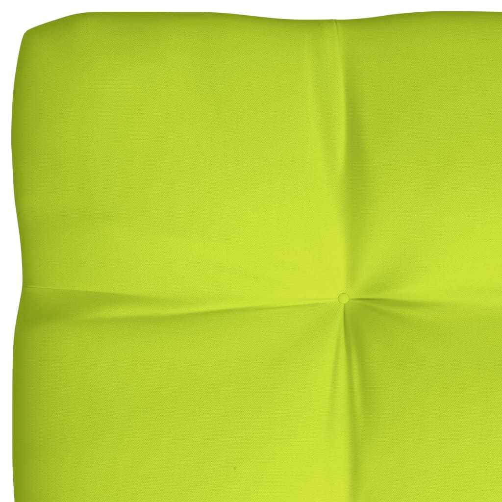 Coussins de canapé palette 3 pcs Vert vif