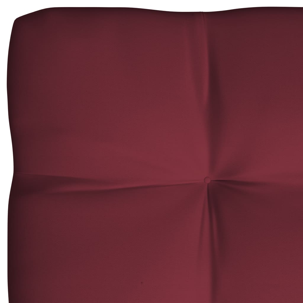 Coussins de canapé palette 5 pcs Rouge bordeaux