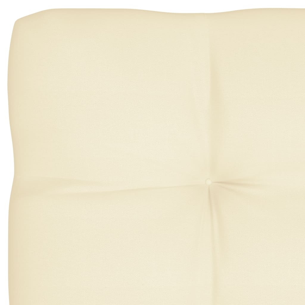 Coussins de canapé palette 7 pcs Crème