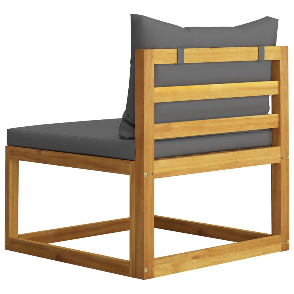 6 Piece Garden Lounge Set with Cushion Solid Acacia Wood (311852+311856+311858)