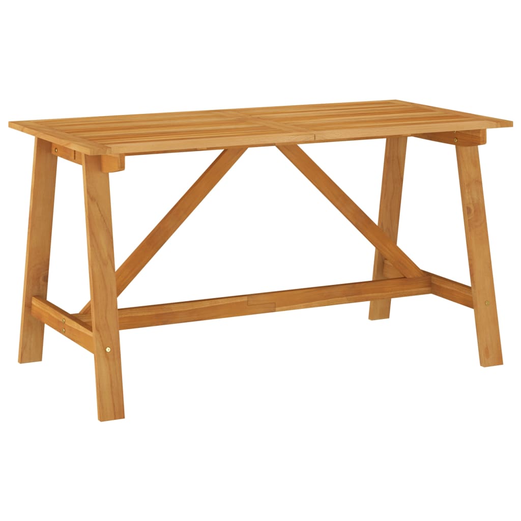 Mobilier de salle à manger de jardin 5 pcs Bois d'acacia solide