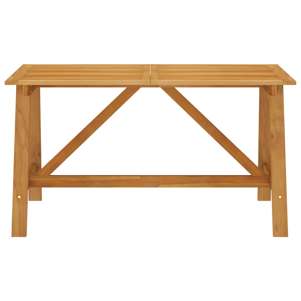 Mobilier de salle à manger de jardin 5 pcs Bois d'acacia solide