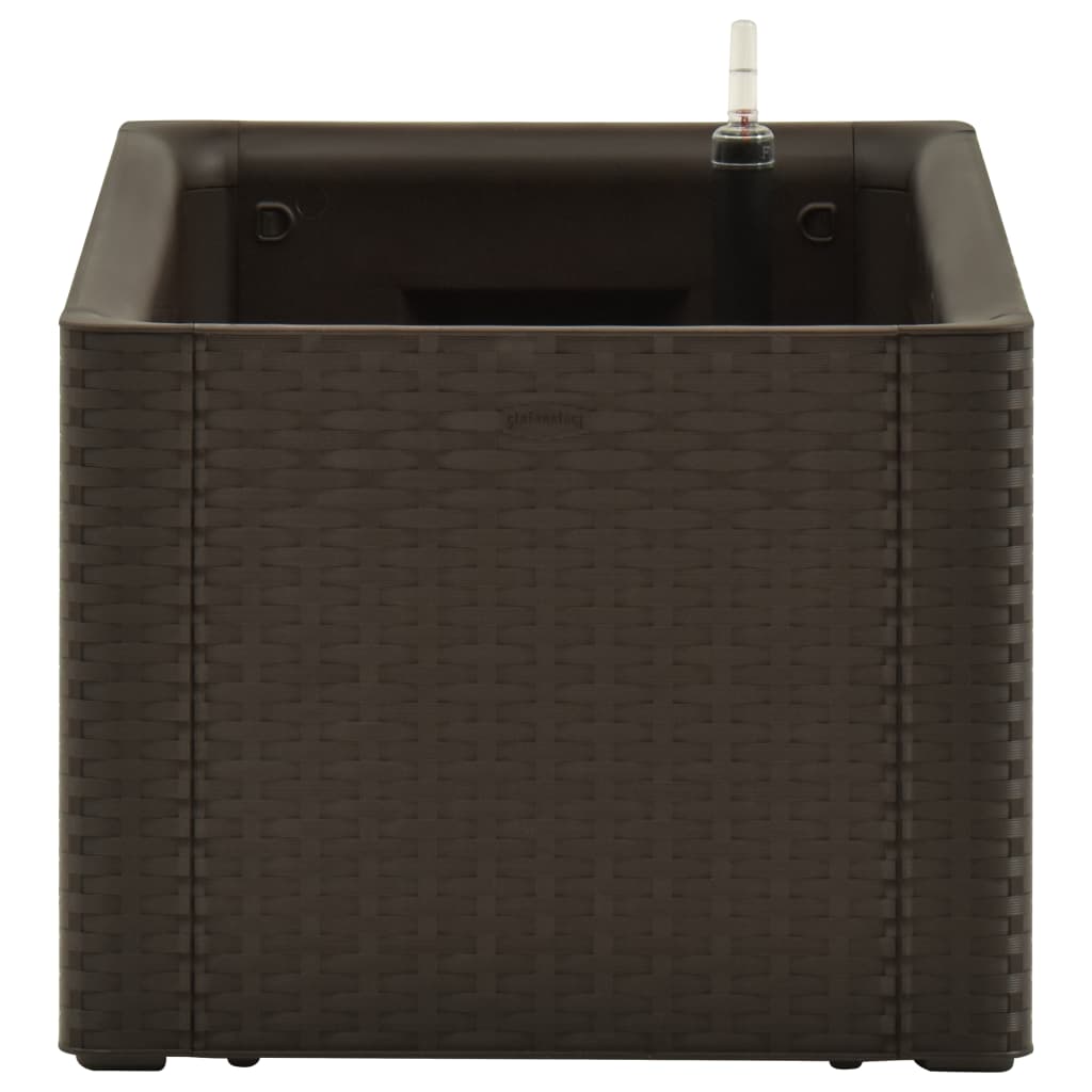 Lit surélevé de jardin avec système d'arrosage Moka 100x43x33cm