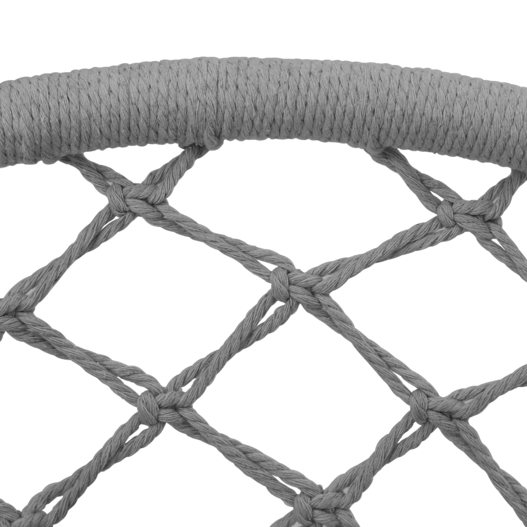 Chaise à bascule en hamac 80 cm Gris