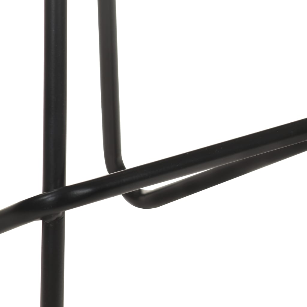 Tabourets de bar 4 pcs Marron Cuir véritable