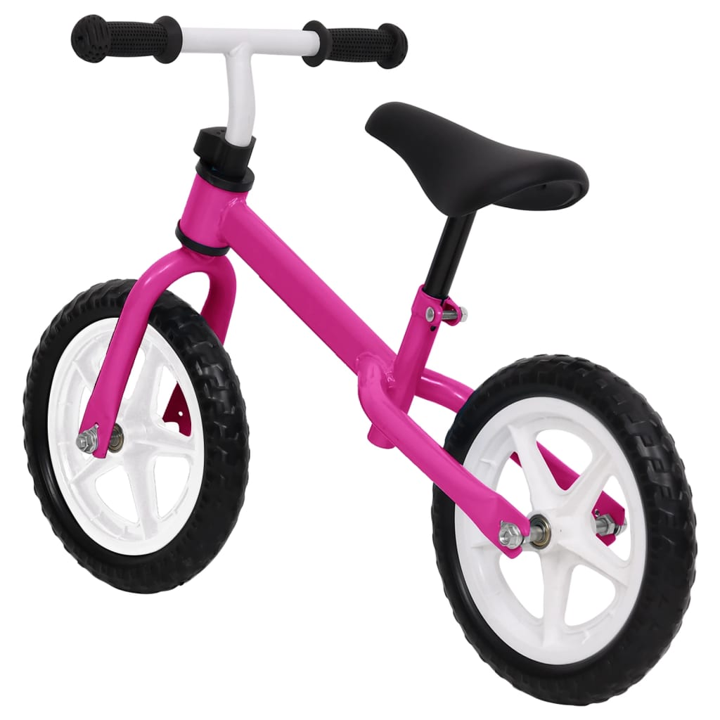 Vélo d'équilibre Roues de 12 pouces Rose