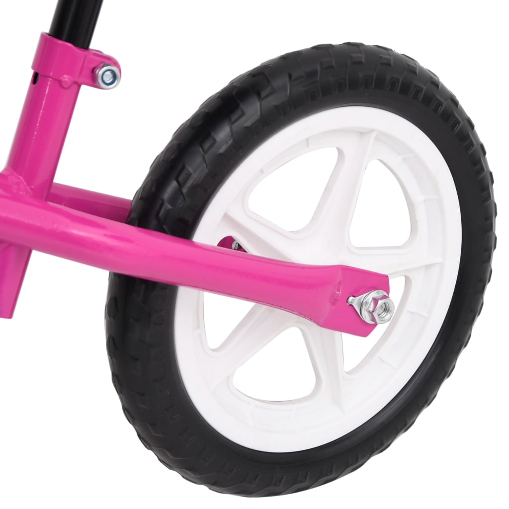 Vélo d'équilibre Roues de 12 pouces Rose