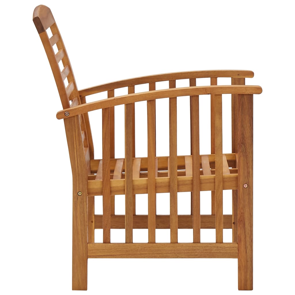 Salon de jardin 5 pcs Bois d'acacia massif