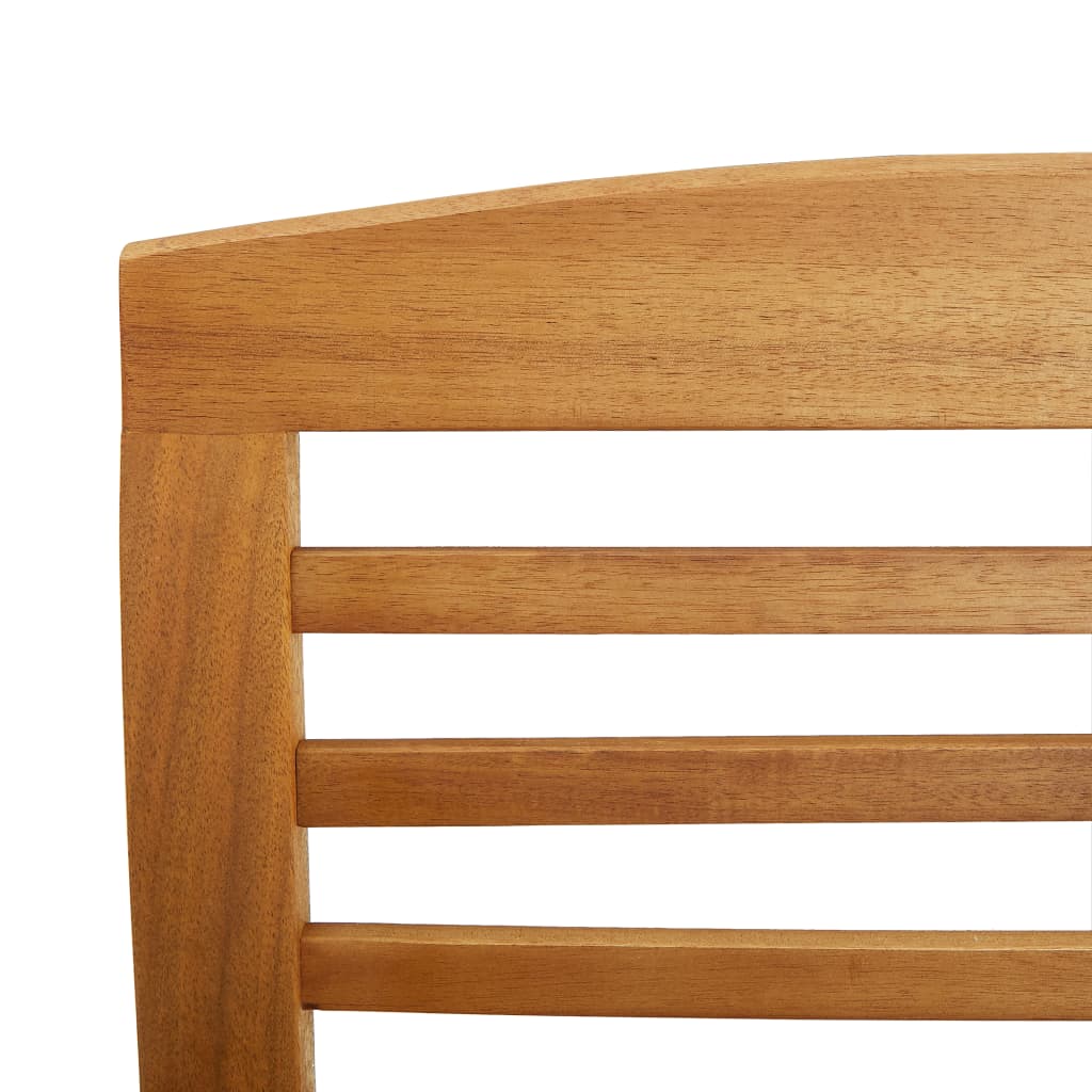 Salon de jardin 5 pcs Bois d'acacia massif