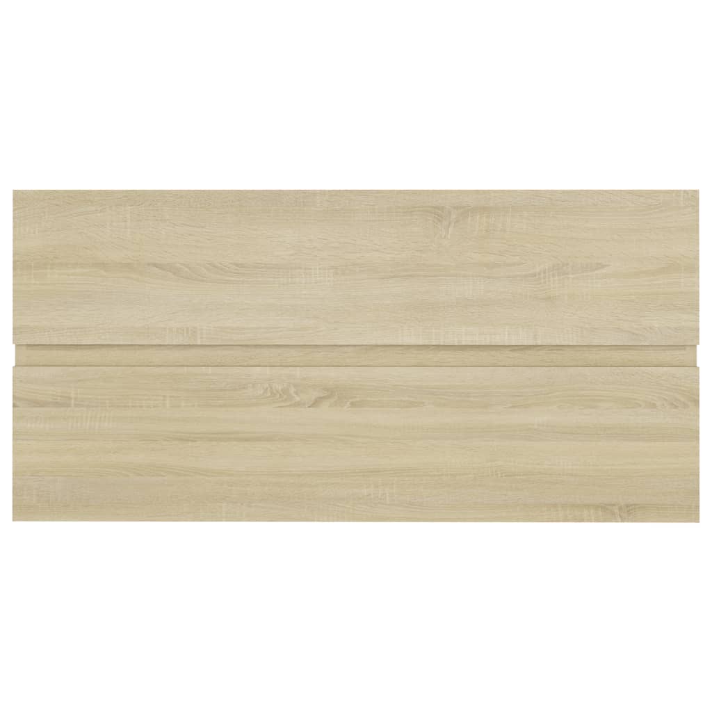 Armoire d'évier Chêne sonoma 90x38,5x45 cm Aggloméré