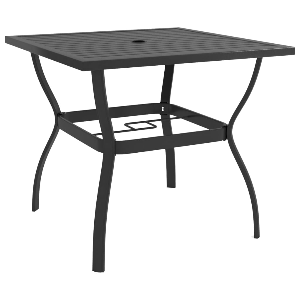 Ensemble de salle à manger de jardin 3 pcs Textilène et acier