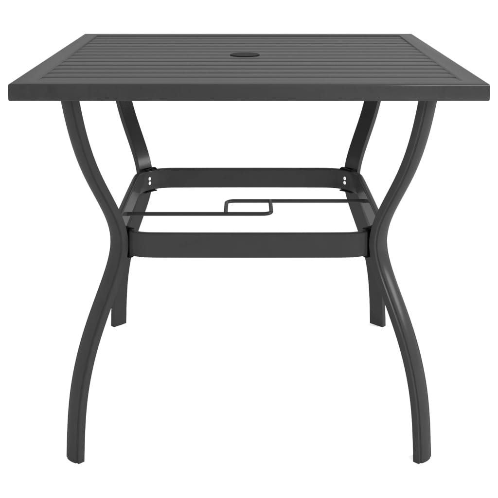 Ensemble de salle à manger de jardin 3 pcs Textilène et acier