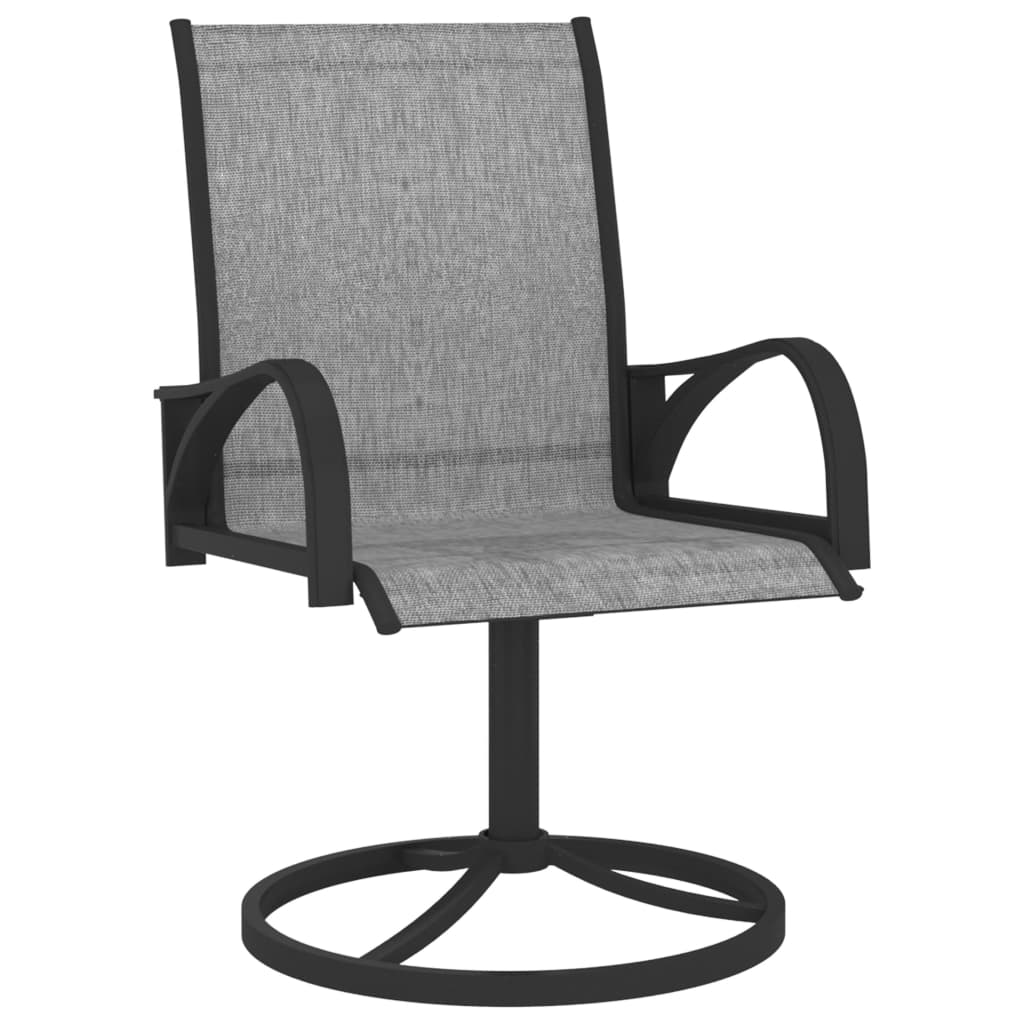 Ensemble de salle à manger de jardin 3 pcs Textilène et acier