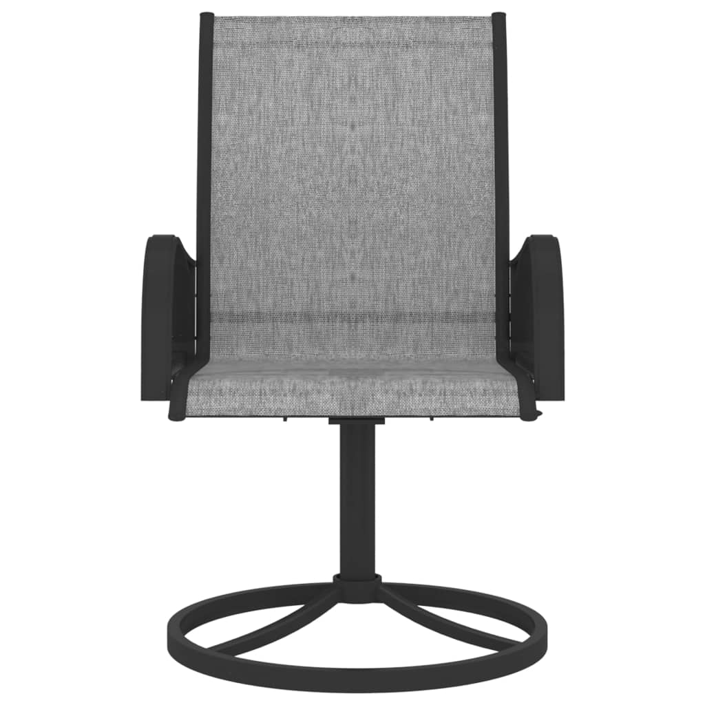 Ensemble de salle à manger de jardin 3 pcs Textilène et acier