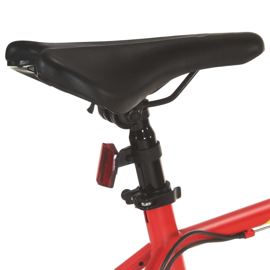 Vélo de montagne 21 vitesses Roues de 27,5 pouces 50 cm Rouge