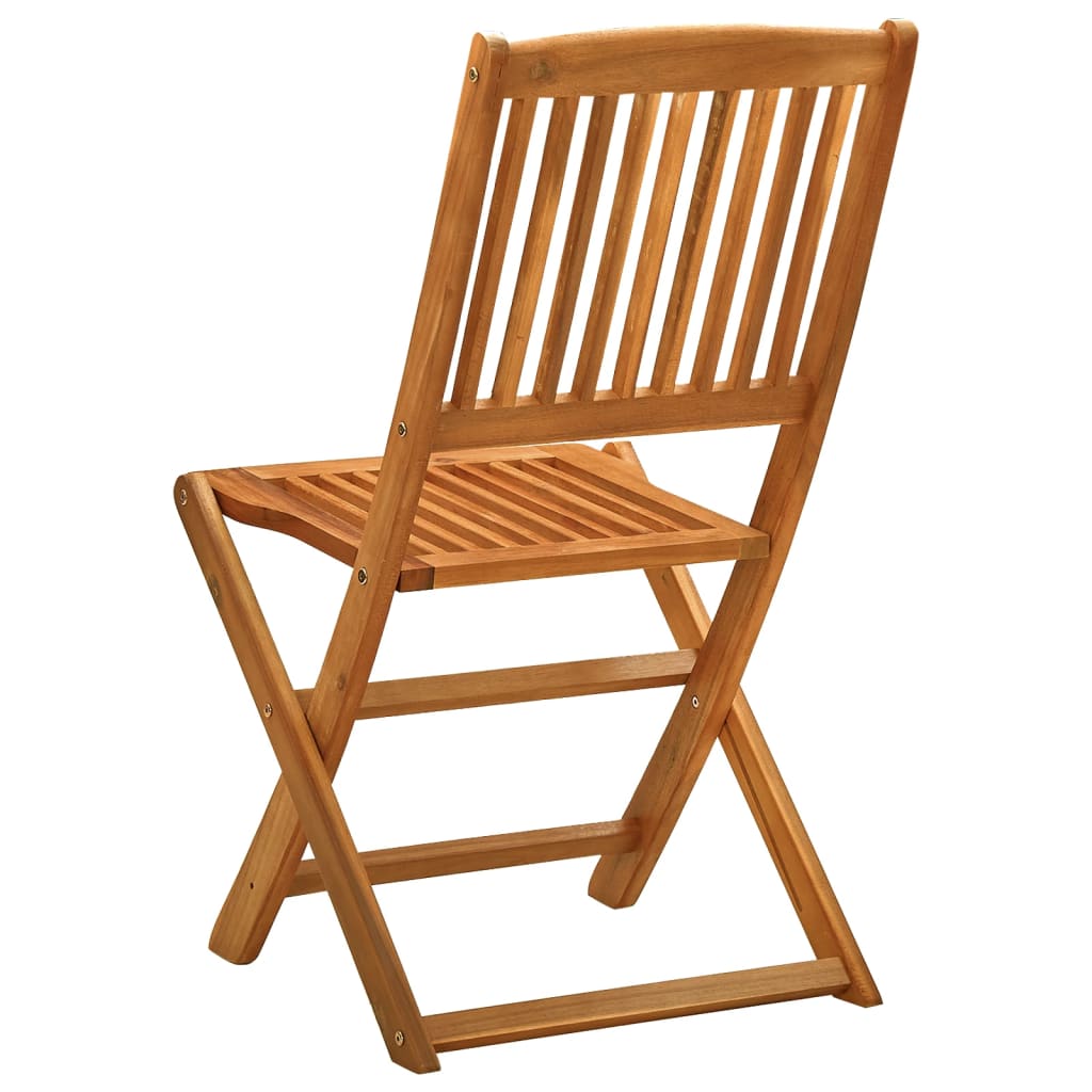 Chaises de jardin pliables 4 pcs Bois d'eucalyptus massif