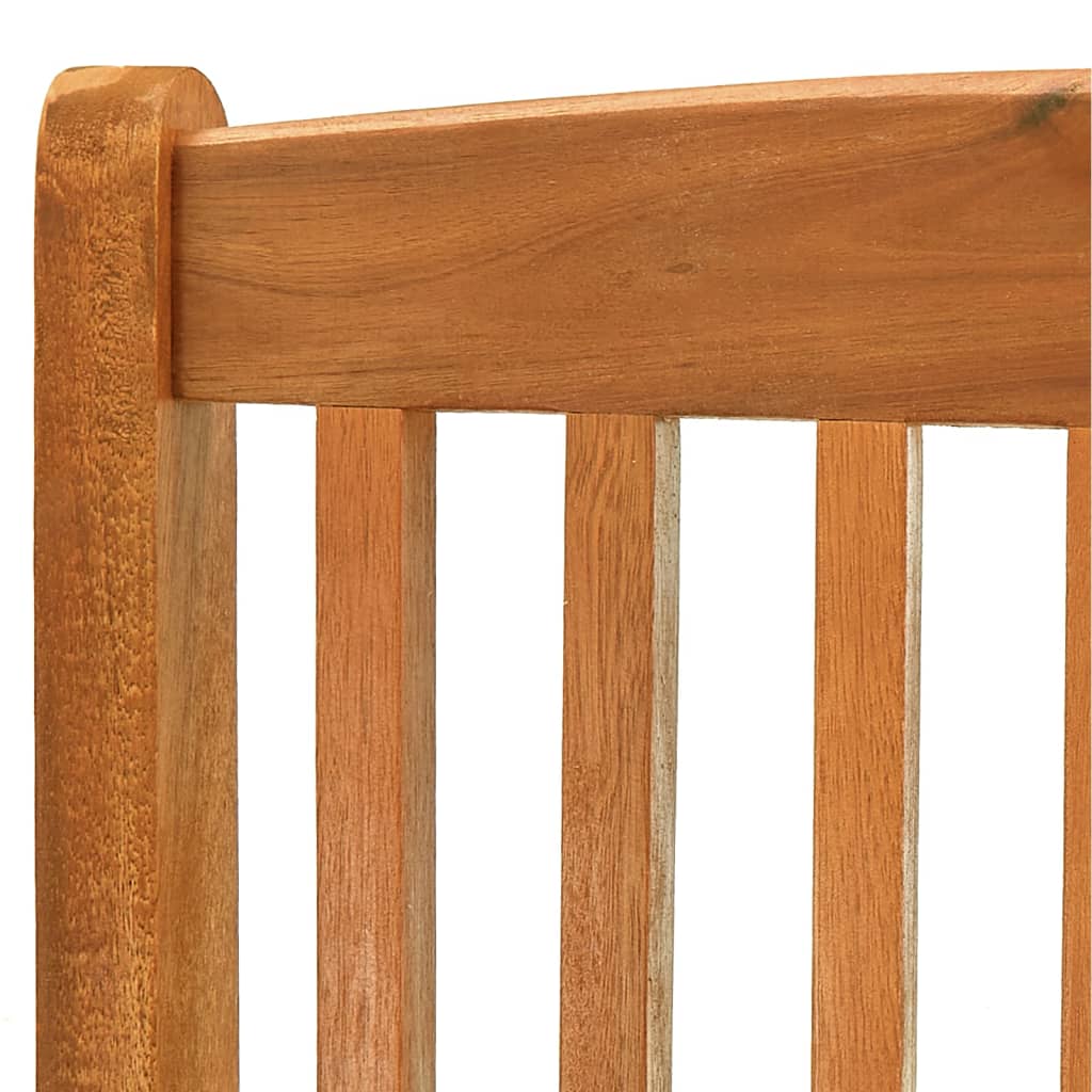 Chaises de jardin pliables 4 pcs Bois d'eucalyptus massif