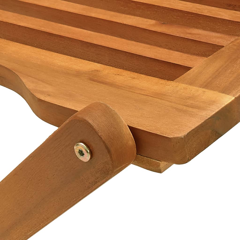 Chaises de jardin pliables 4 pcs Bois d'eucalyptus massif
