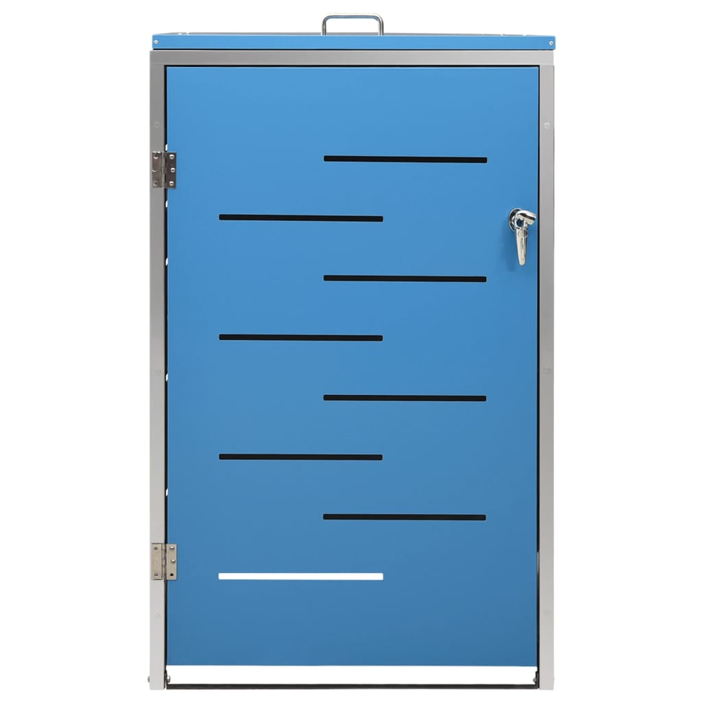 Abri pour poubelle 69x77,5x115 cm Inox