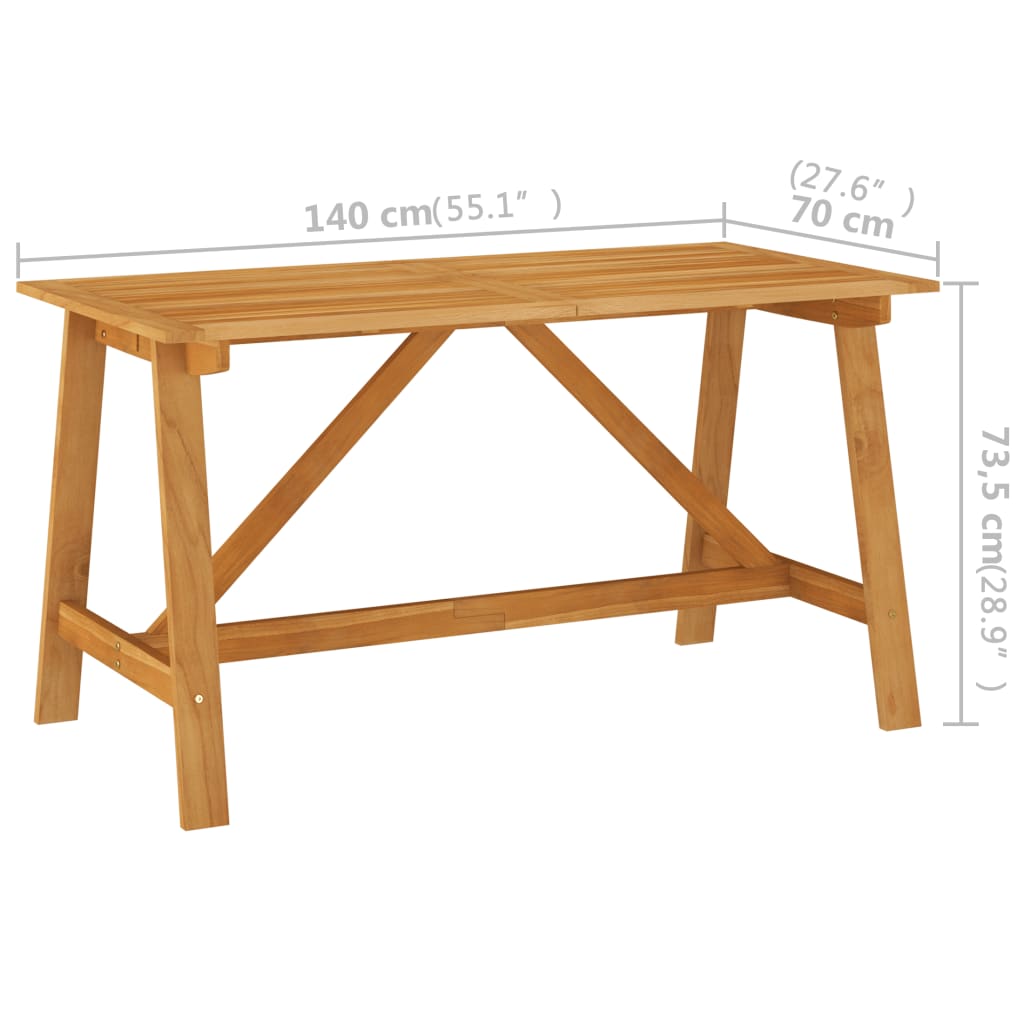 Ensemble de salle à manger de jardin 5 pcs Noir