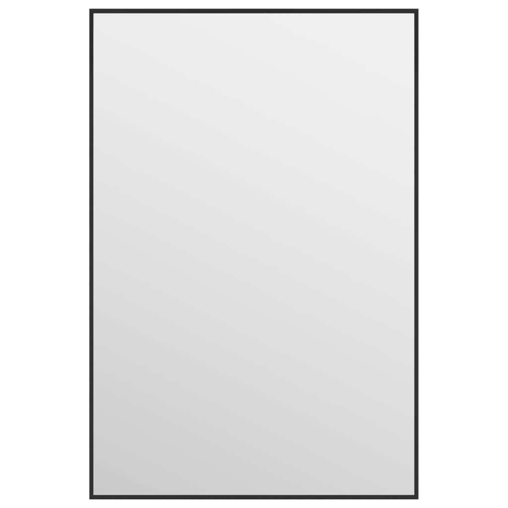 Miroir de porte Noir 40x60 cm Verre et aluminium