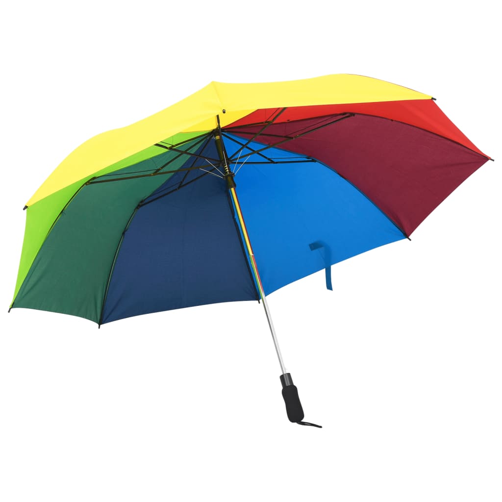 Parapluie pliable automatique Multicolore 124 cm