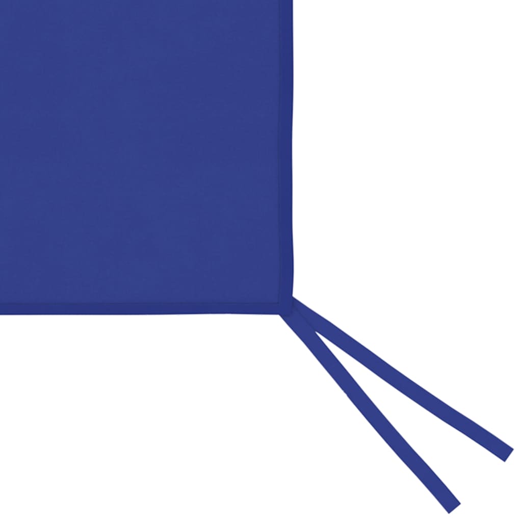 Paroi latérale de belvédère avec fenêtres 4x2 m Bleu