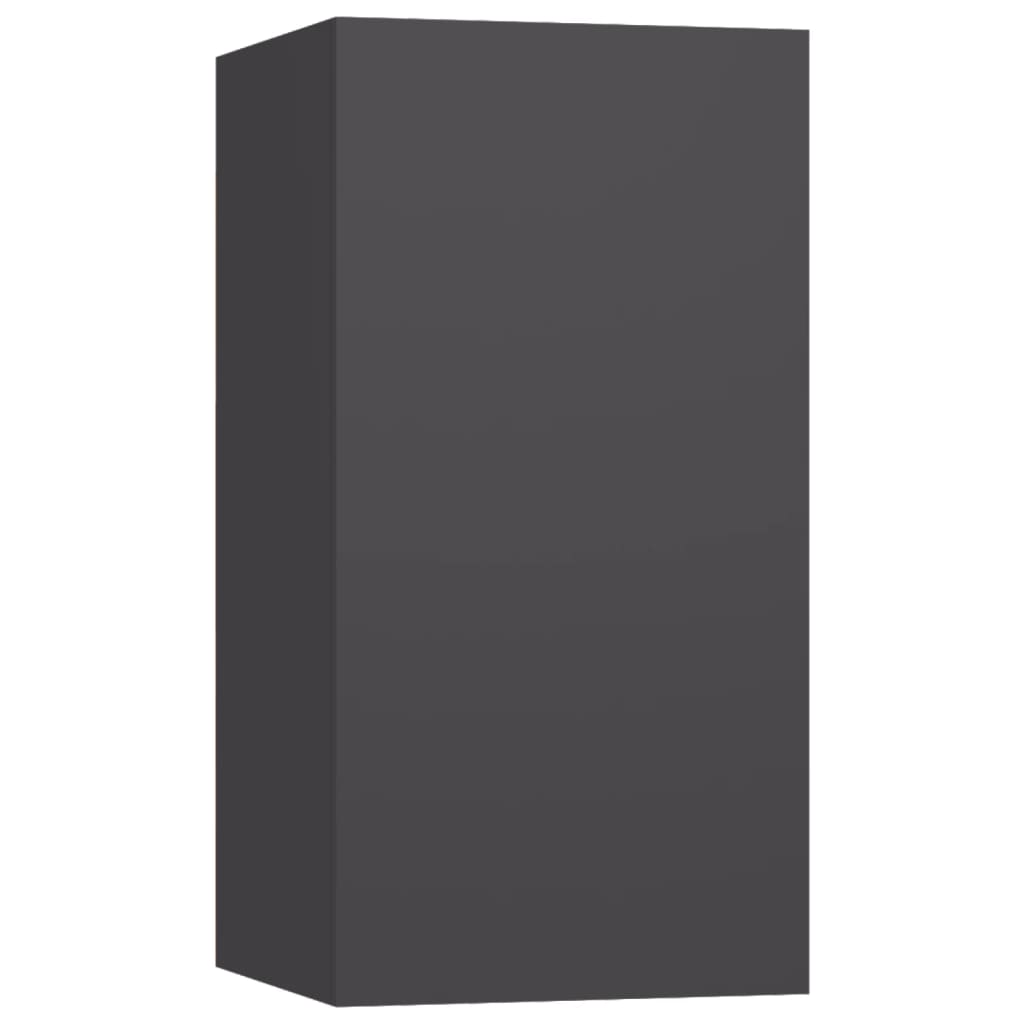 Meuble TV Gris 30,5x30x60 cm Aggloméré
