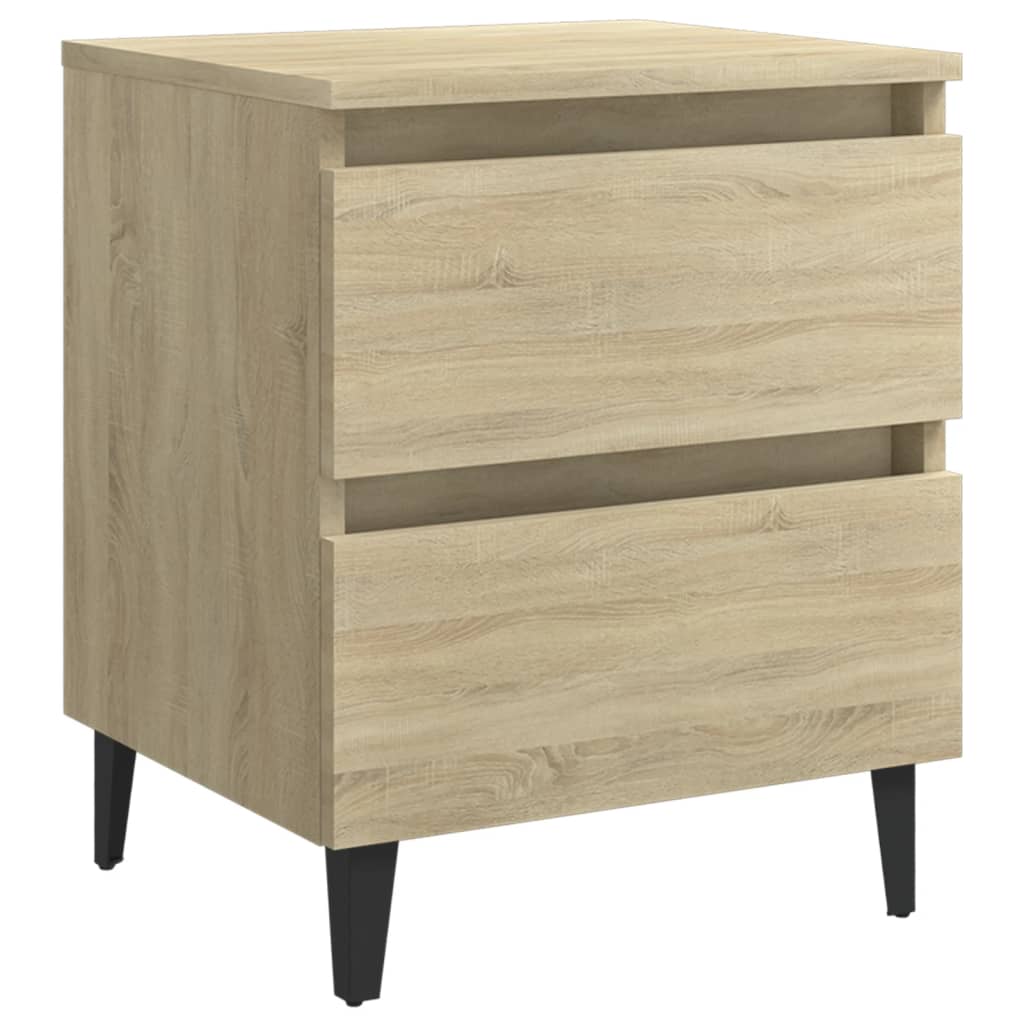Table de chevet Chêne sonoma 40x35x50 cm Aggloméré