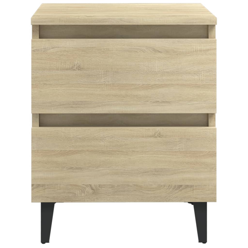 Table de chevet Chêne sonoma 40x35x50 cm Aggloméré