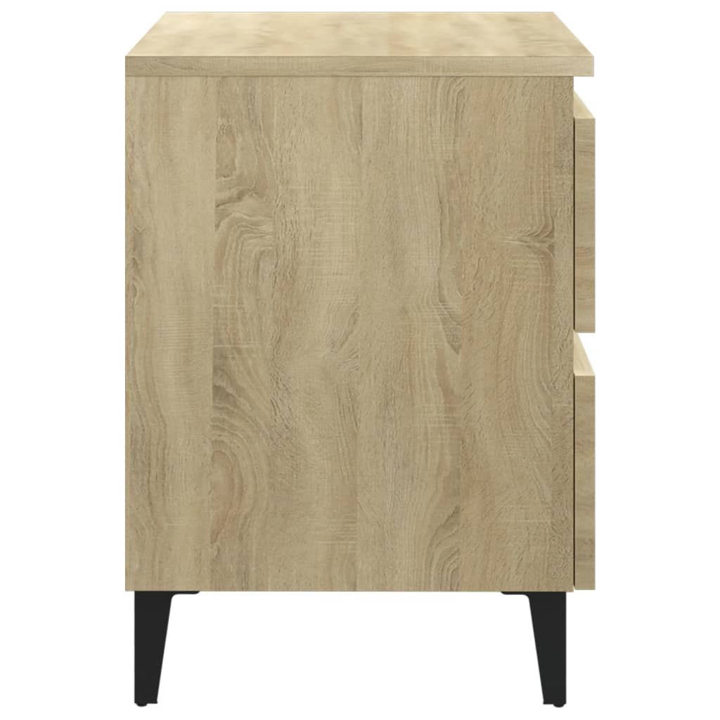 Table de chevet Chêne sonoma 40x35x50 cm Aggloméré