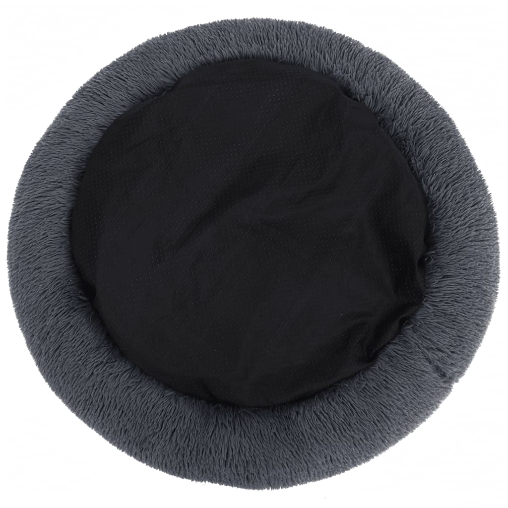 Coussin lavable pour chiens/chats Gris foncé 90x90x16cm Peluche