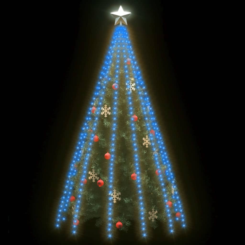 Guirlande lumineuse avec 500 LED Bleu 500 cm Int/Ext
