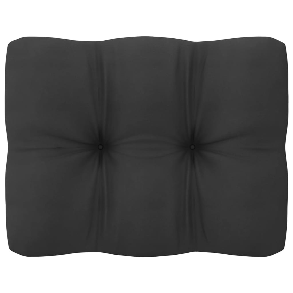 Salon de jardin 6 pcs avec coussins Bois de pin massif
