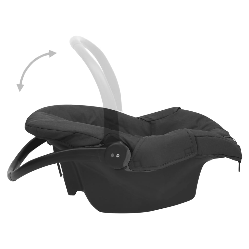 Siège d'auto pour bébé Anthracite 42x65x57 cm
