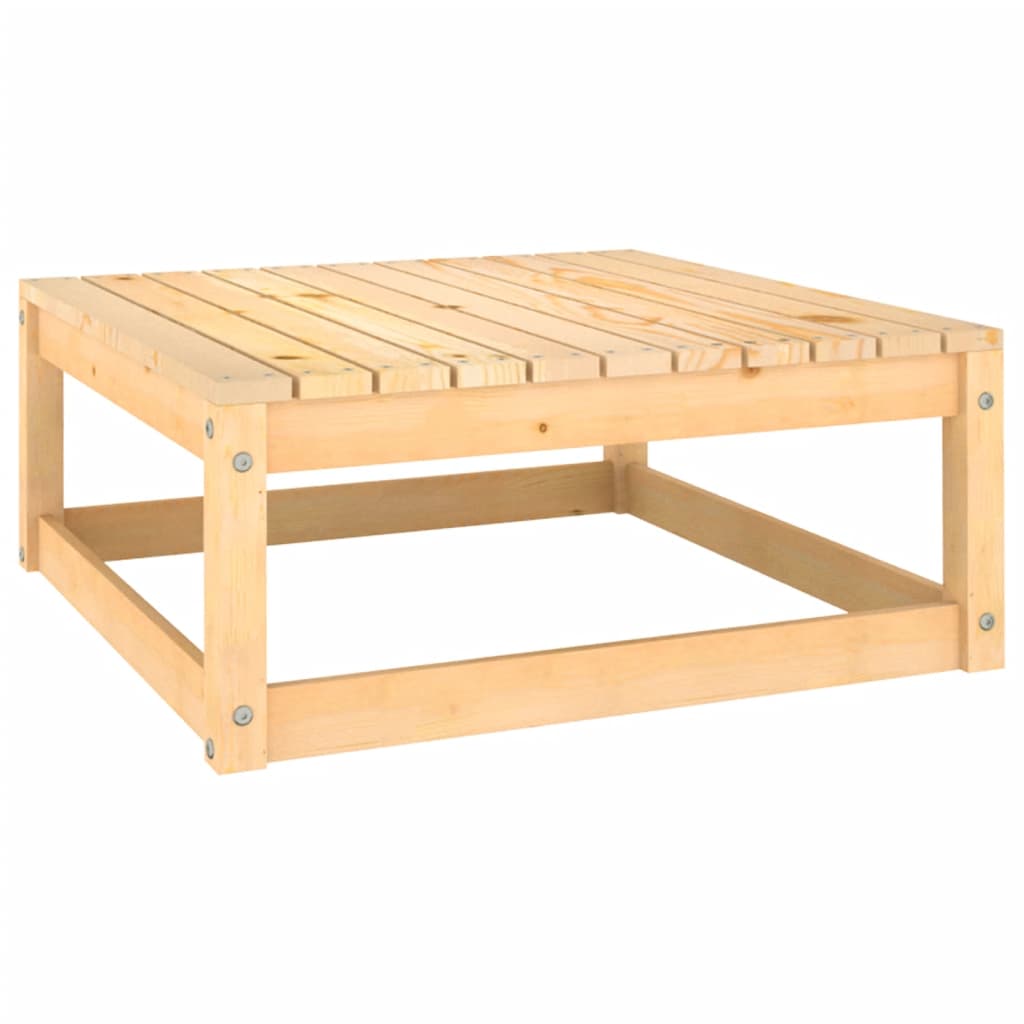 Salon de jardin 3 pcs avec coussins Bois de pin massif