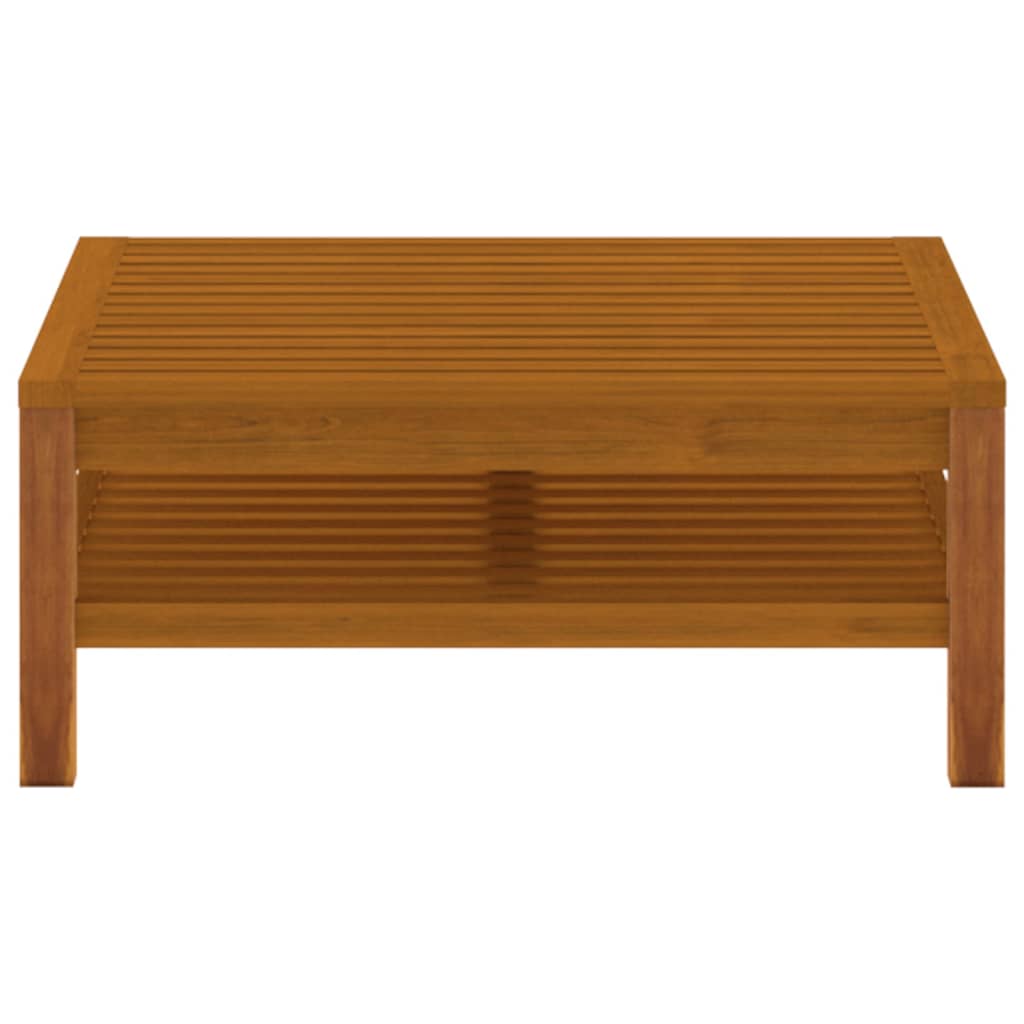 Ensemble de canapés 2 pcs et coussins blanc crème Acacia solide