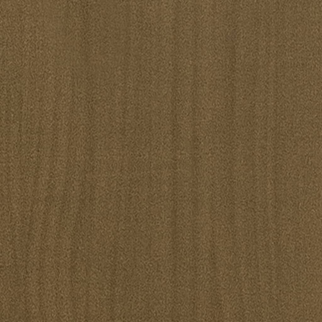 Bibliothèque à 2 niveaux Marron 40x30x70 cm Bois de pin massif