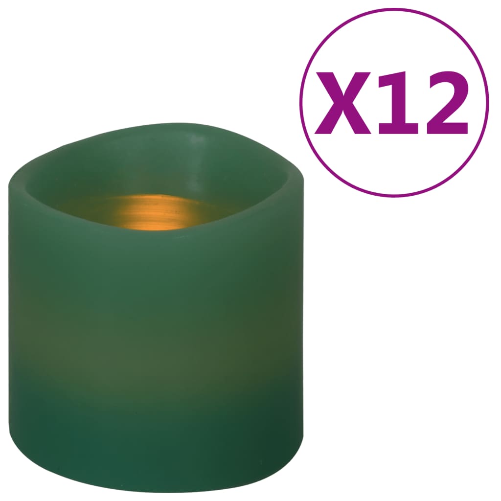 Bougies électriques à LED 12 pcs Blanc chaud