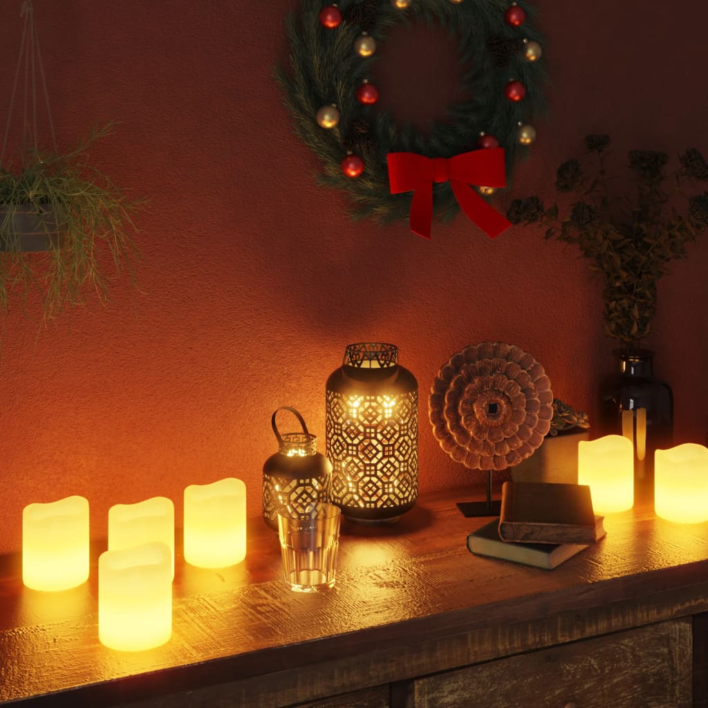 Bougies électriques à LED 50 pcs Blanc chaud