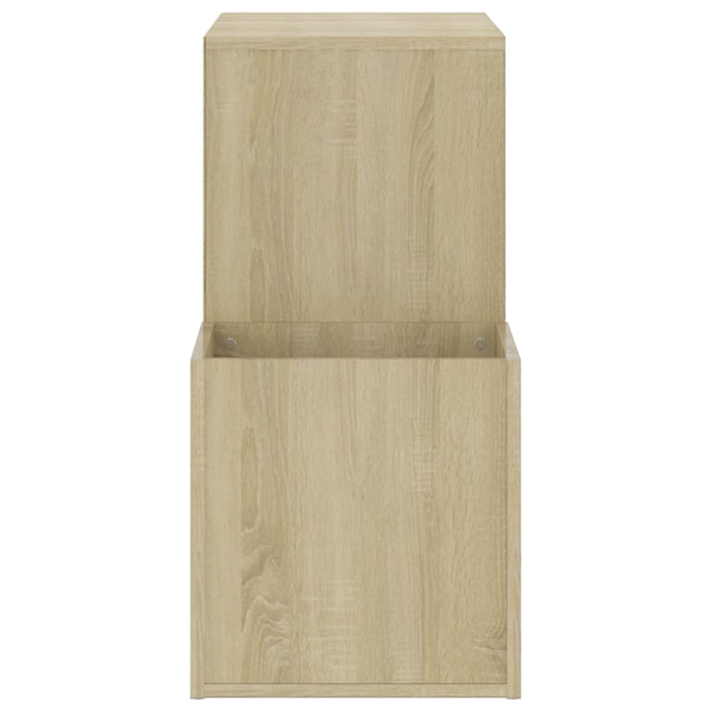 Armoire à chaussures Chêne Sonoma 105x35,5x70 cm Aggloméré
