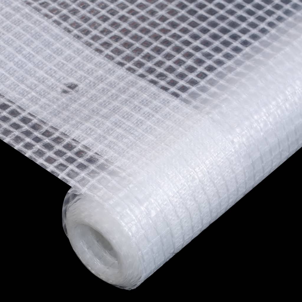 Bâches Leno 2 pcs 260 g/m² 4x6 m Blanc