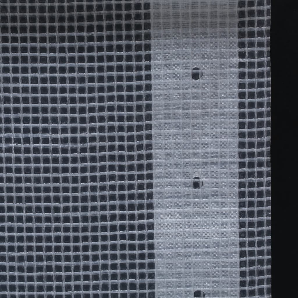 Bâches Leno 2 pcs 260 g/m² 4x6 m Blanc