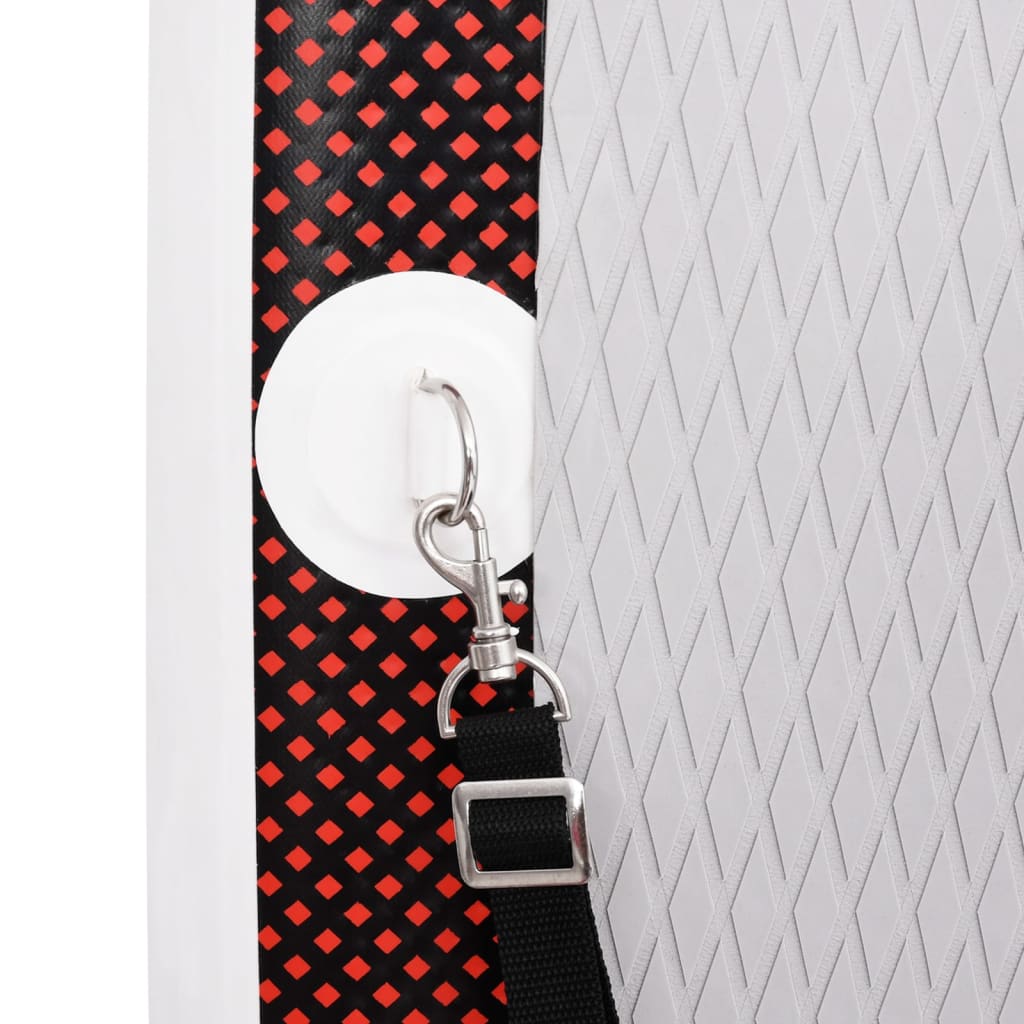 Ensemble de planche SUP gonflable Rouge 360x81x10 cm