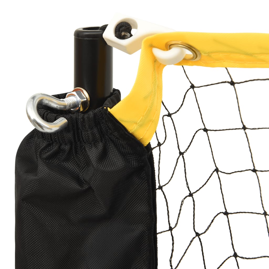 Filet de badminton réglable 400x103x94-158 cm Métal